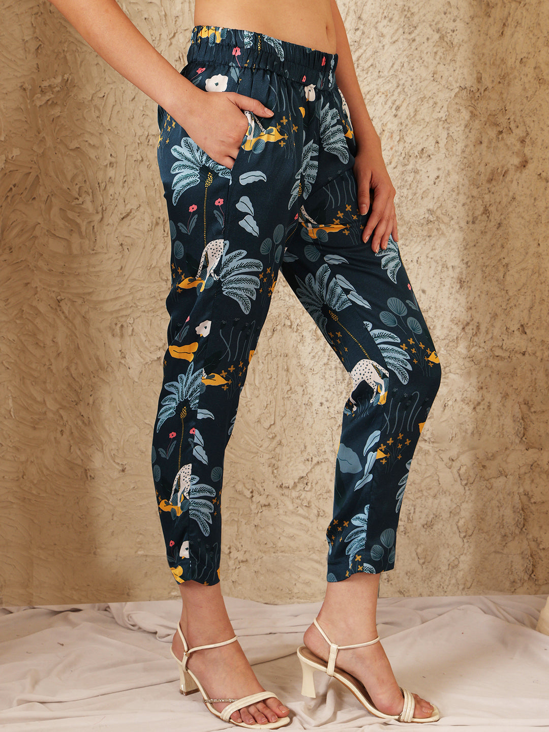 JUNGLE BLUE CIDER PANTS
