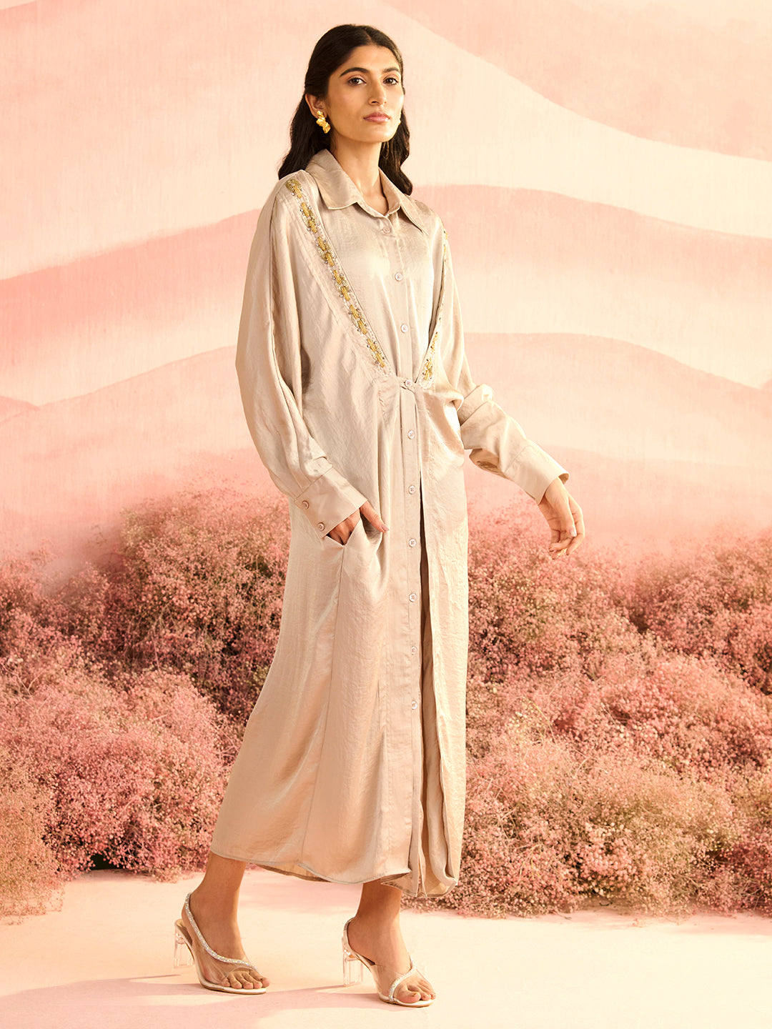 SILVER FLOX DRESS