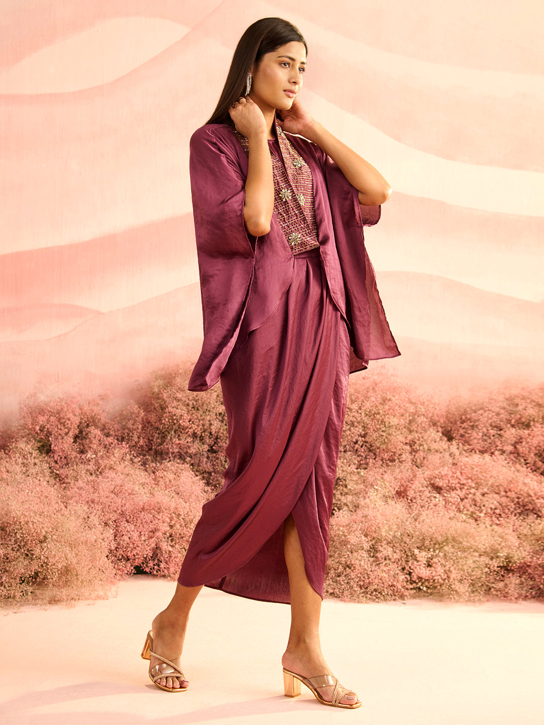 PLUM TULE DRESS